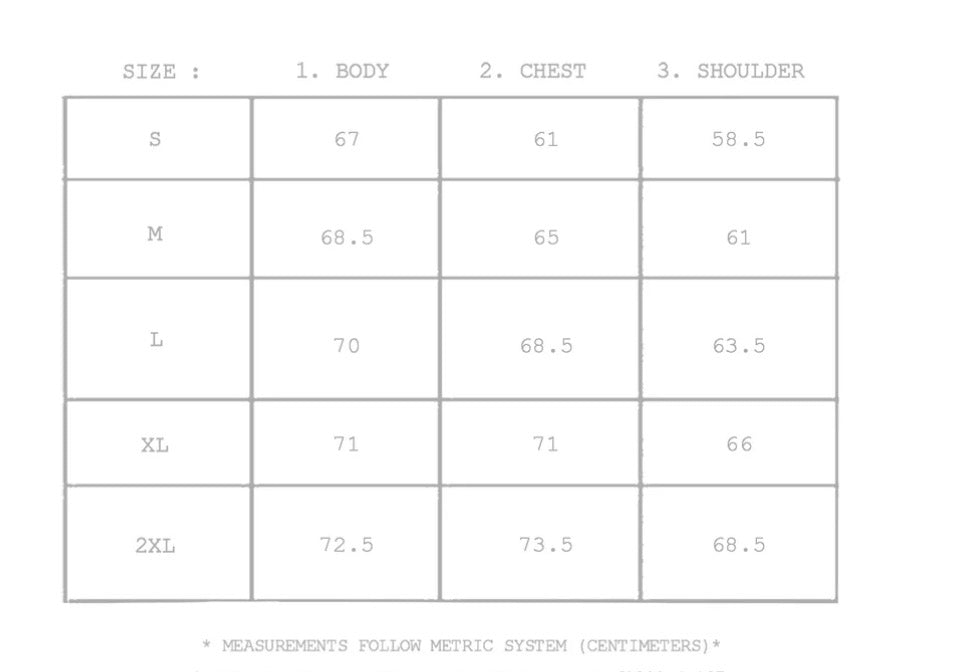 Sizechart Image