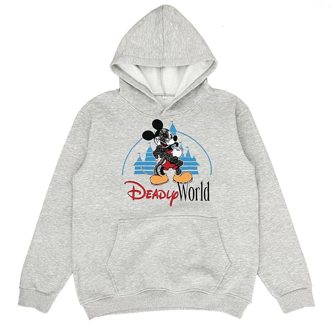Deadly World Embroidered Hoodie