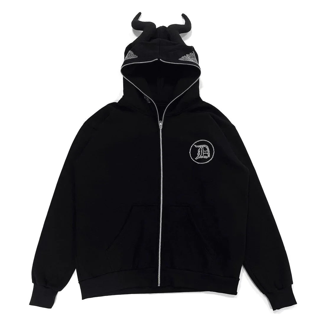Vengeance Rhinestone Hoodie