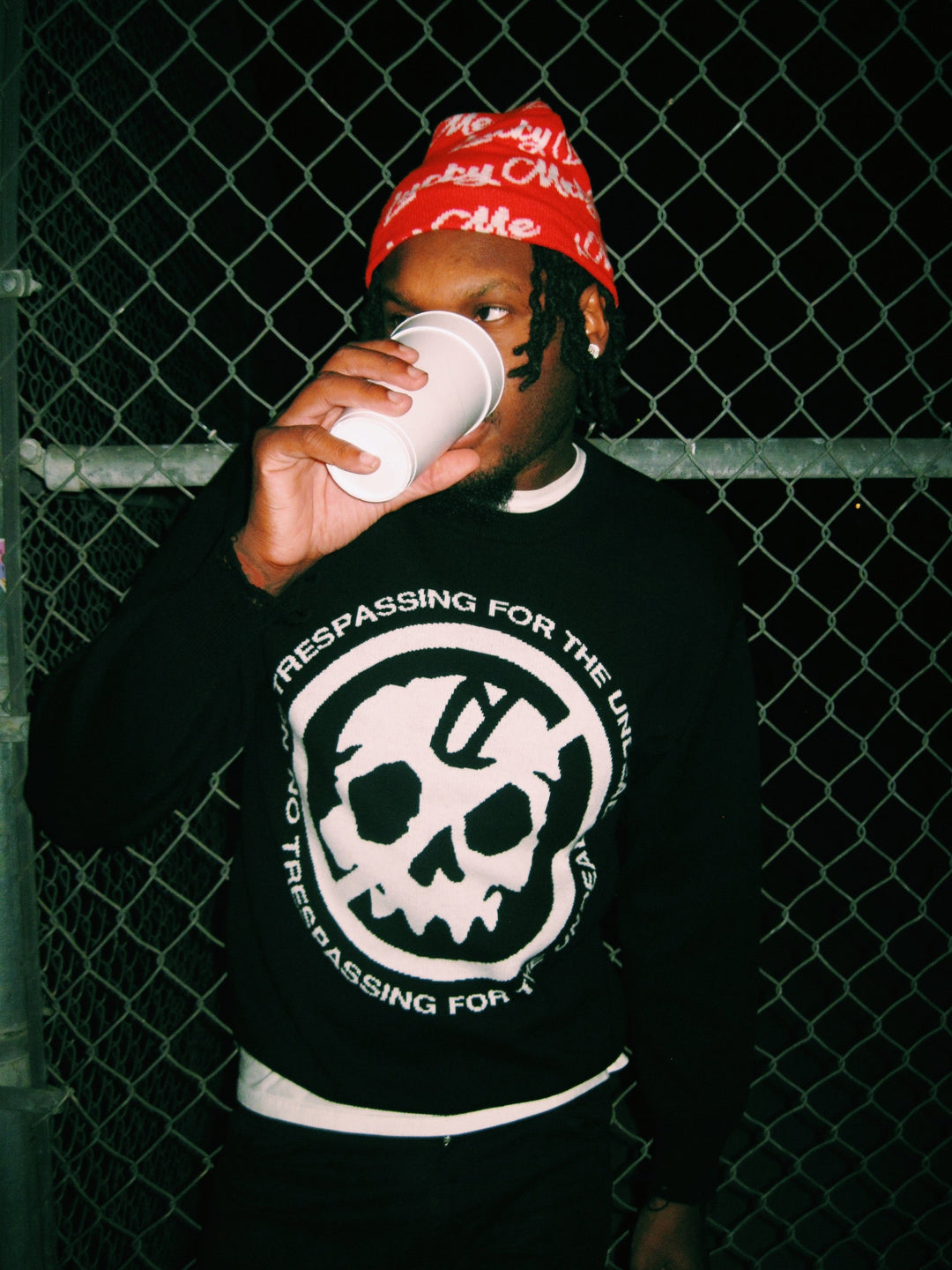 Undead Distressed Knit Sweater