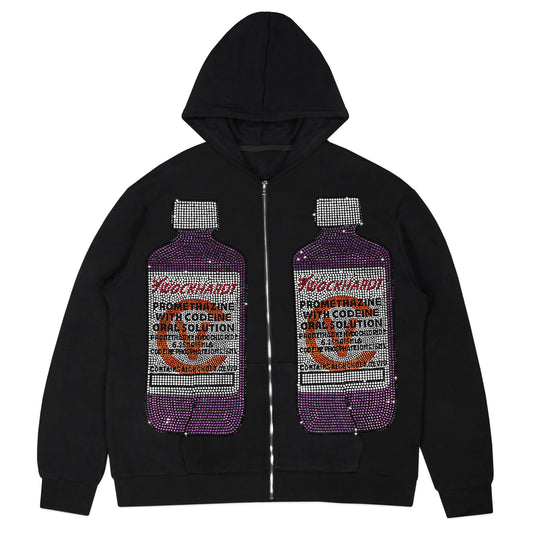 Wockhardt Rhinestone Hoodie