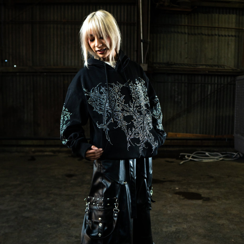 Thorn Rhinestone Hoodie