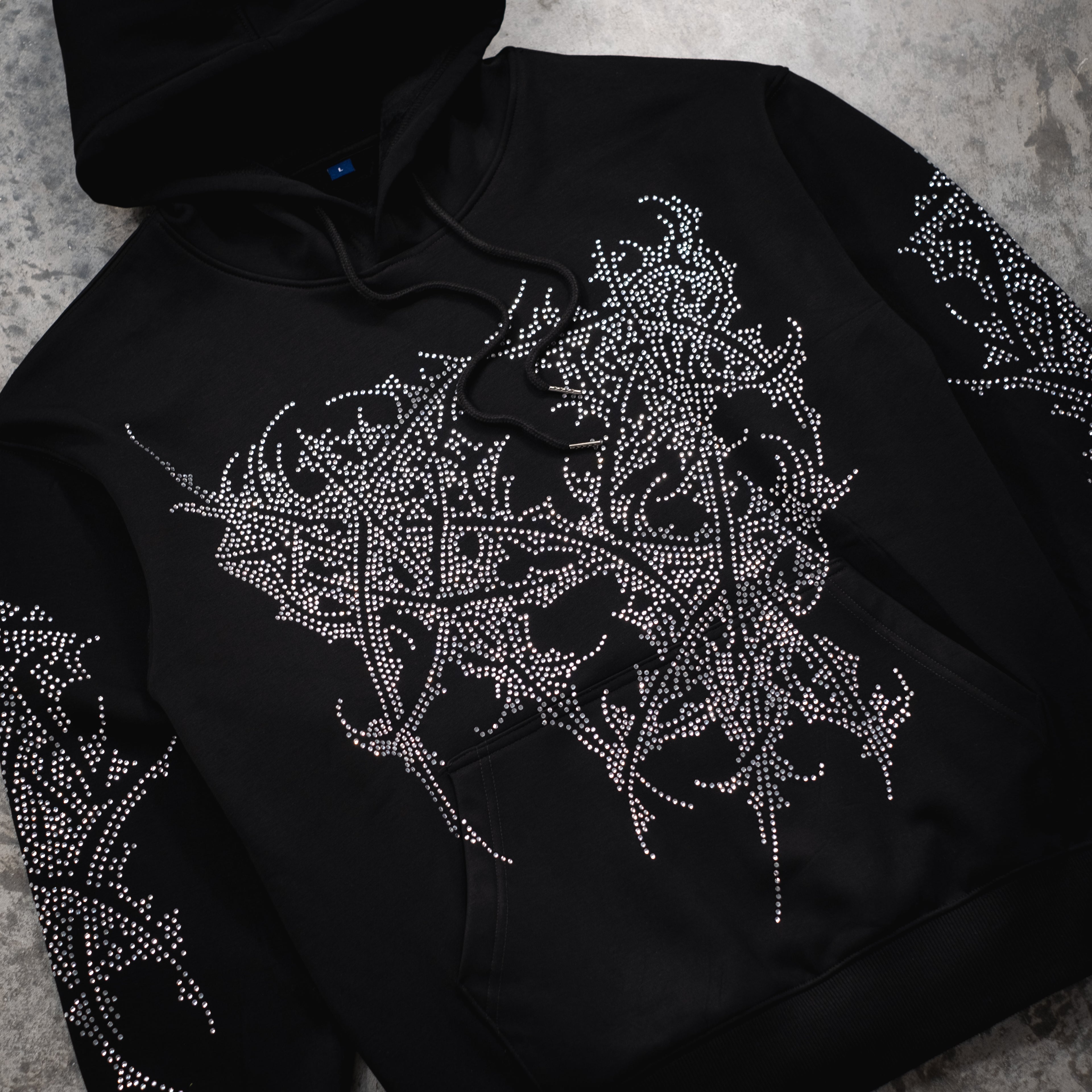 Thorn Rhinestone Hoodie