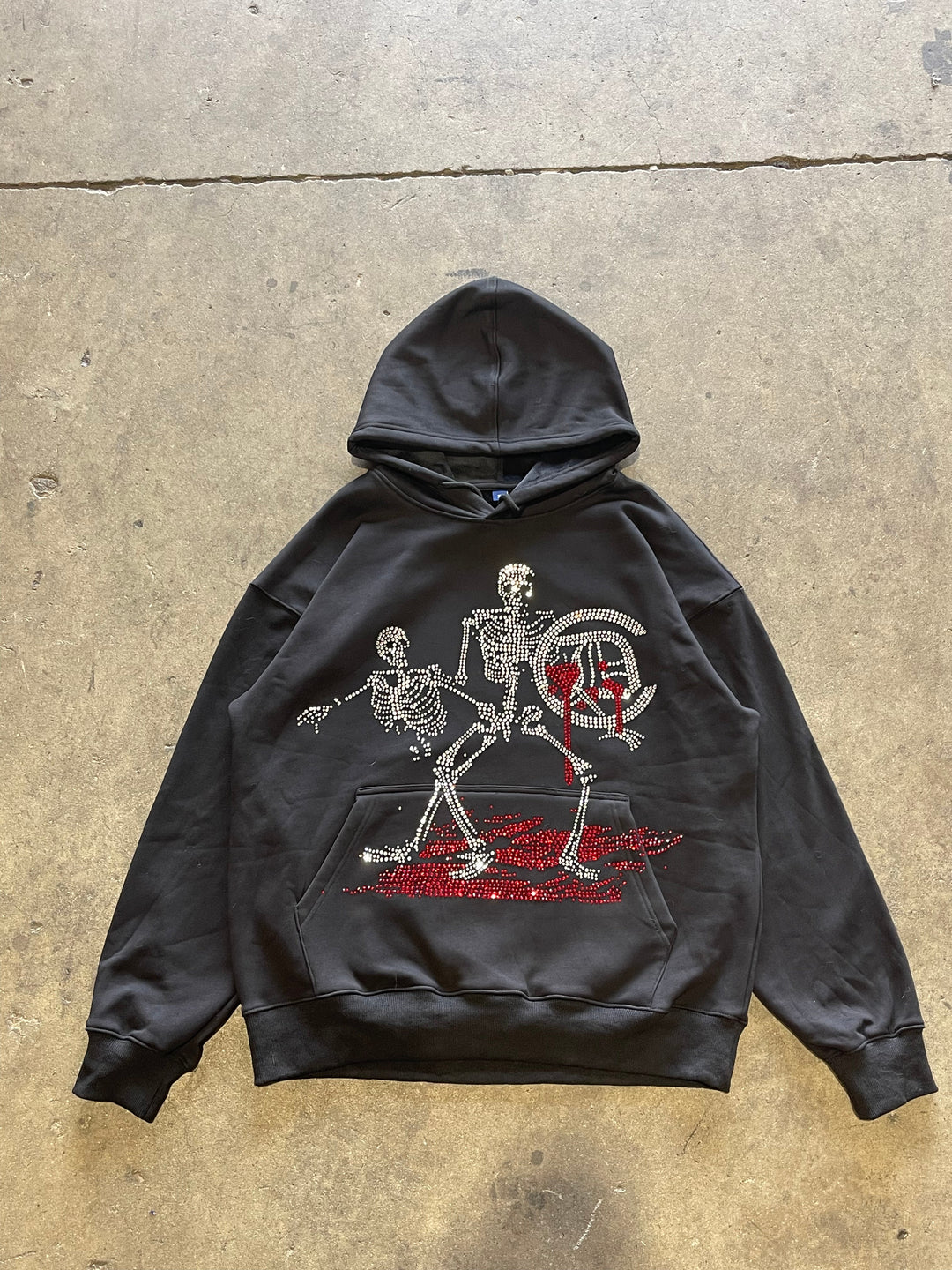 Anarchy Rhinestone Hoodie