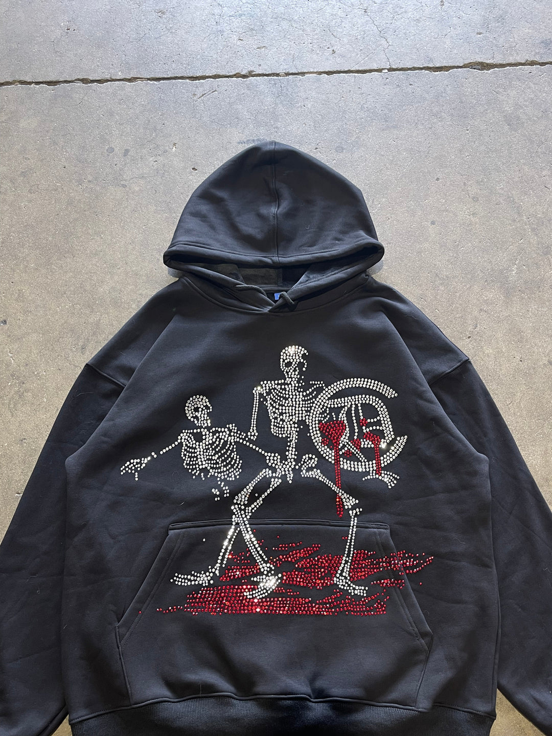 Anarchy Rhinestone Hoodie