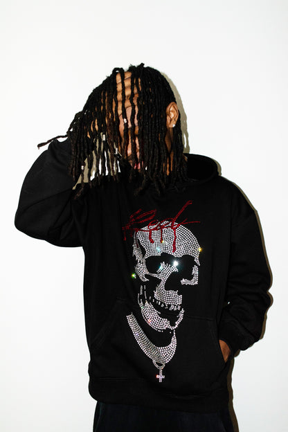 King Vamp Rhinestone Hoodie