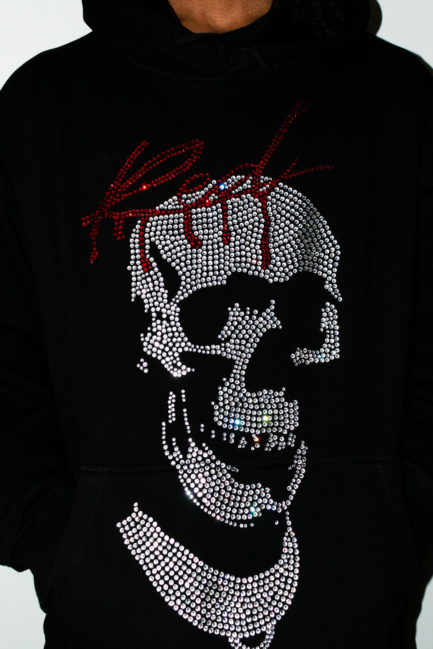 King Vamp Rhinestone Hoodie