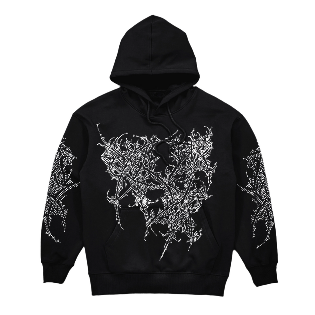 Thorn Rhinestone Hoodie