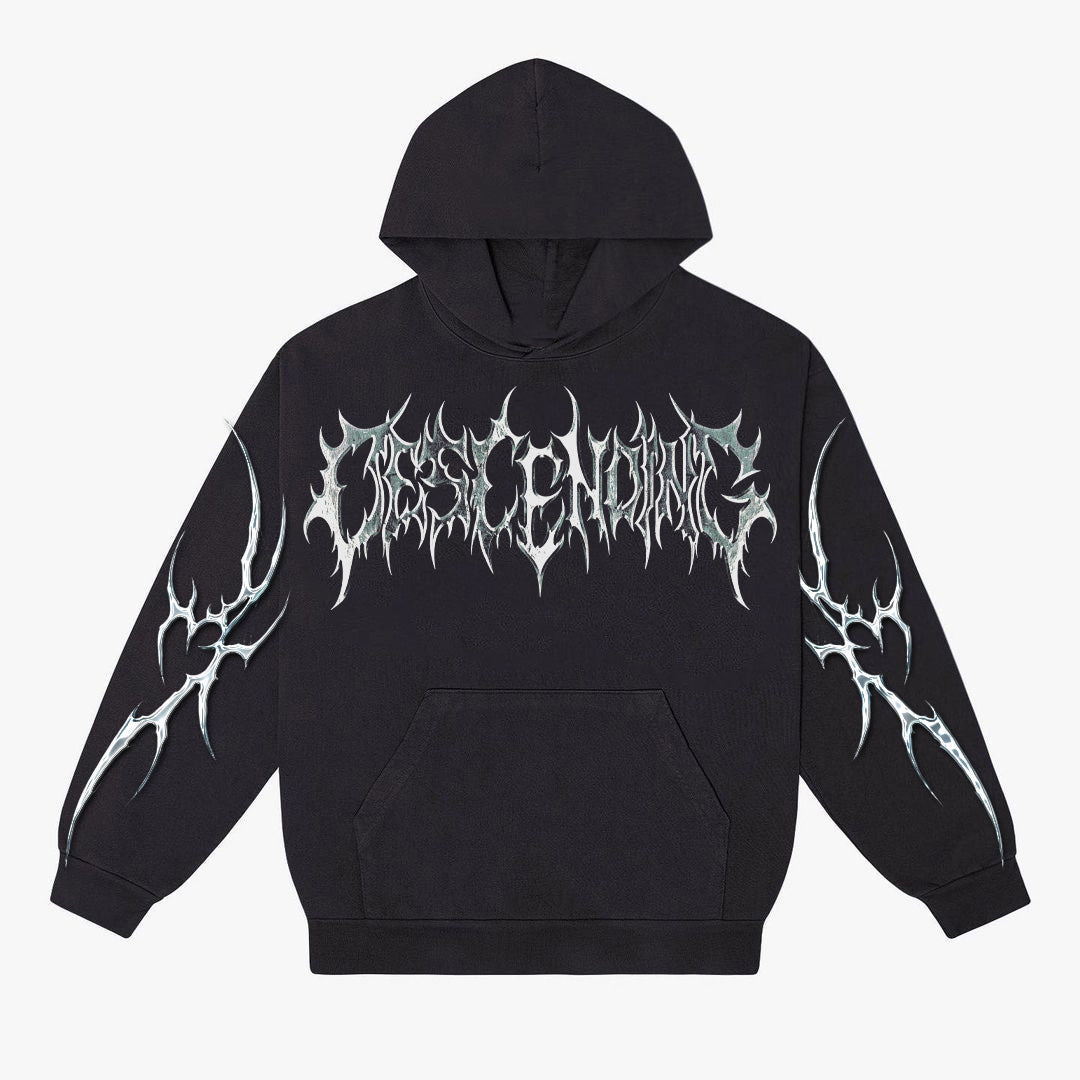 METAL LOGO HOODIE